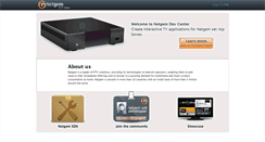 Desktop Screenshot of developer.netgem.com